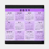 2011 Jaar in één oogopslag Magneet (Voorkant)