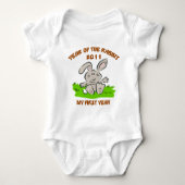 2011 Jaar van de konijnenziekte Baby T-Shirt (Voorkant)