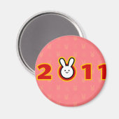 2011: Jaar van het Konijn Magneet (Voorkant / Achterkant)