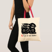 2011 Jaar van het konijnenpapier Tote Bag (Voorkant (product))
