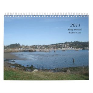 2011, langs de Westerne kust van Amerika Kalender