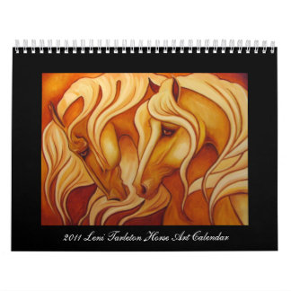 2011 Leni Tarleton Horse Art Calendar Kalender