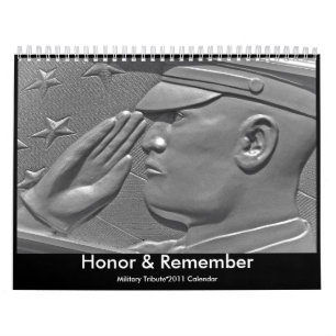 2011 Militaire eer & herinneren Tribute Kalender