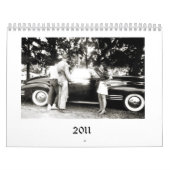 2011 Oude agenda voor auto's en mensen Kalender (Hoes)