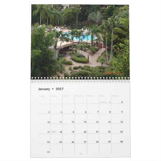 2011 Park Shore Resort Calendar Kalender (Jan 2027)