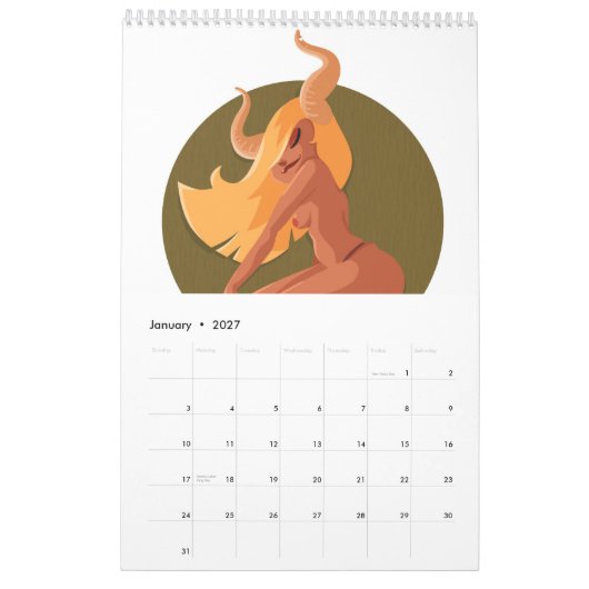 2011 Pin Up Calendar_final versie Kalender (Jan 2027)