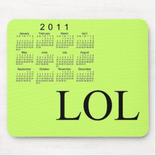 2011 Schijfkalender Muismat
