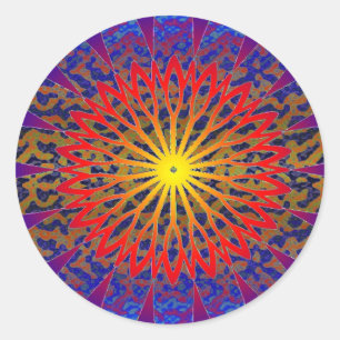 2011 SDC SUN Dial Chakra Ronde Sticker