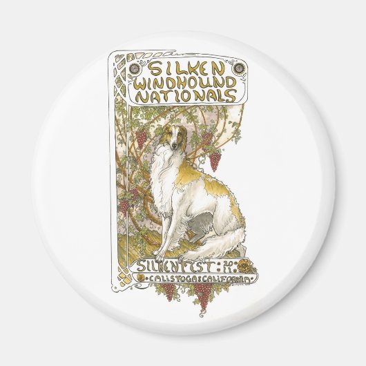 2011 Silkenfest logo magneet (Voorkant)