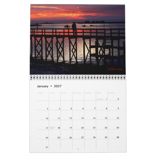 2011 steinhatchee-zonsondergangen kalender (Jan 2027)