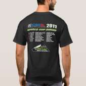 2011 Street Luge World Cup Series T-shirt (Achterkant)