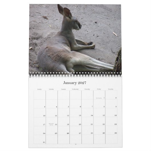 2011 Wilde dieren Kalender (Jan 2027)