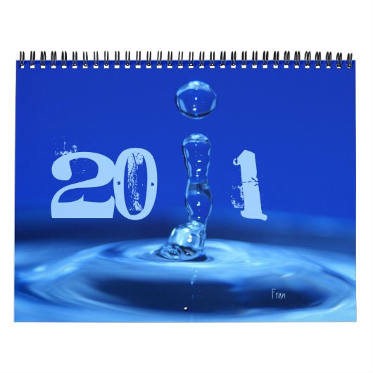 2011 wordt blauw kalender (Hoes)