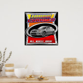 2011 WRX Silver Turbocharge Poster (Keuken)