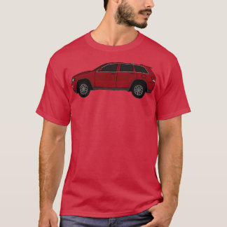 2011cadeau SUV 4X4 WK2 rood T-shirt