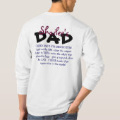 2012-13 Jefferson Academy Personalized Cheer DAD T-shirt (Achterkant)