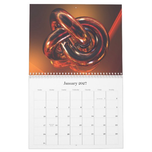 2012 3D-Collectie Kalender (Jan 2027)