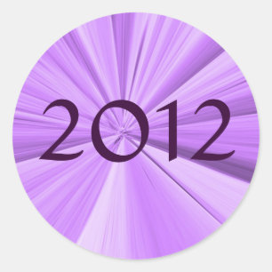2012 Afstuderen Ronde Sticker