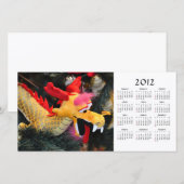 2012 Agenda Draak Foto Kaart (Voorkant / Achterkant)