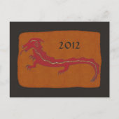 2012 Ancient Dragon Chinees Nieuwjaar Briefkaart (Voorkant)