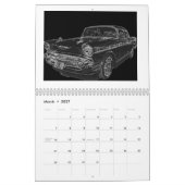 2012 Auto's van gisteren in zwart-wit Kalender (Mar 2027)