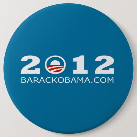 2012 Barack Obama herkozen Ontwerp Ronde Button 6,0 Cm (Voorkant)