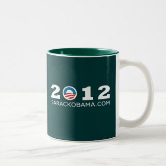 2012 Barack Obama herkozen Ontwerp Tweekleurige Koffiemok
