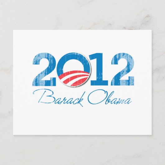2012 - Barack Obama - .png Briefkaart (Voorkant)