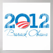2012 - Barack Obama - .png Poster (Voorkant)