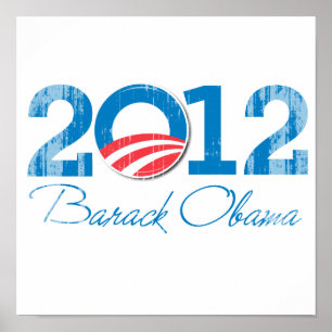 2012 - Barack Obama - .png Poster