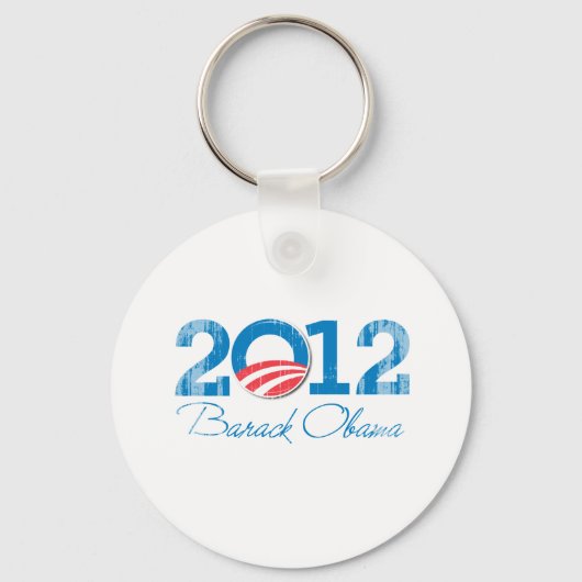 2012 - Barack Obama - .png Sleutelhanger (Voorkant)