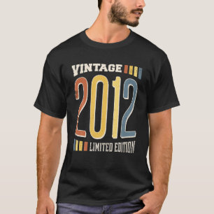 2012 Birth Year Limited Edition 10 jaar O T-shirt