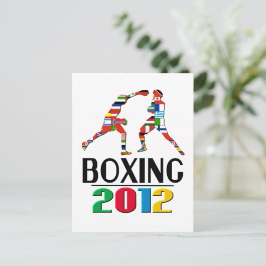 2012: Boxing Briefkaart (Staand voorkant)