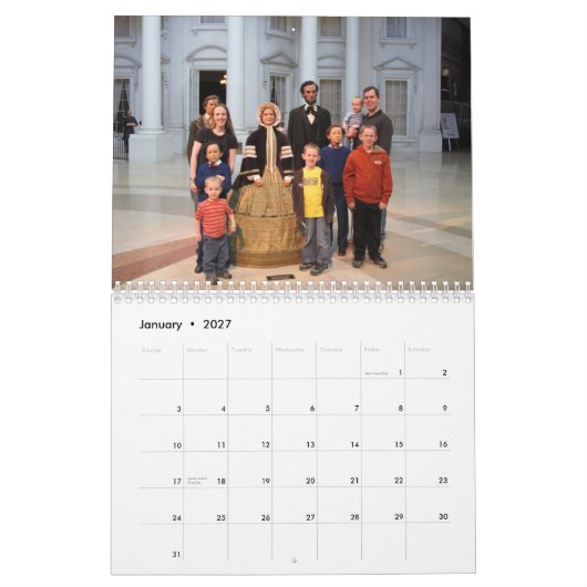 2012 Bradd Family Calendar Kalender (Jan 2027)