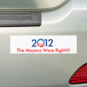 2012 BUMPERSTICKER (Op auto)