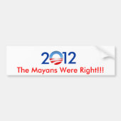 2012 BUMPERSTICKER (Voorkant)
