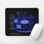2012-bureaukalender muismat (Met muis)