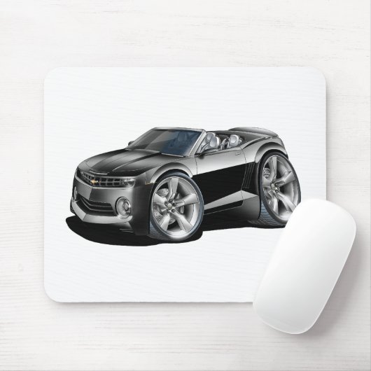 2012 Camaro Black Convertible Muismat (Met muis)