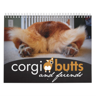 2012 Corgi Butts & Friends Wall Calendar Kalender