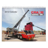2012 Crane Service, Inc Calendar Kalender (Hoes)