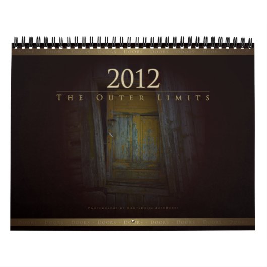 2012 De buitenste begrenzingen: Deuren - Agenda Kalender (Hoes)