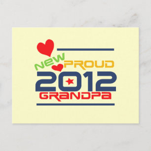 2012 de de trotse T-shirts en Giften van de Opa Briefkaart