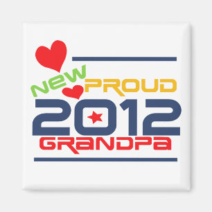 2012 de de trotse T-shirts en Giften van de Opa Magneet