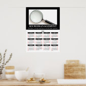 2012 Demotivationele wandkalender: microbeheer Poster (Keuken)