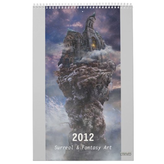 2012 Digitale surrealistische en fantastische kuns Kalender (Hoes)