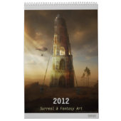 2012 Digitale surrealistische en fantastische kuns Kalender (Hoes)
