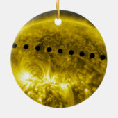 2012 Doorvoer van Planet Venus door de zon Keramisch Ornament (Achterkant)