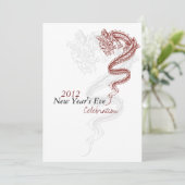 2012 Dragon Uitnodigingen van de Eve-partij van he (Staand voorkant)