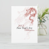 2012 Dragon Uitnodigingen van de Eve-partij van he (Staand voorkant)