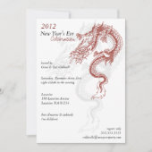 2012 Dragon Uitnodigingen van de Eve-partij van he (Voorkant)